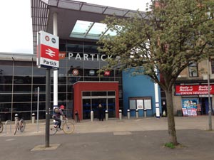 Partick Station near Dumbarton Road Glasgow