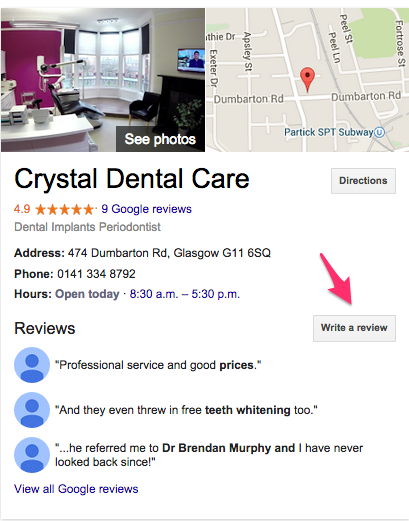 review Crystal Dental Care